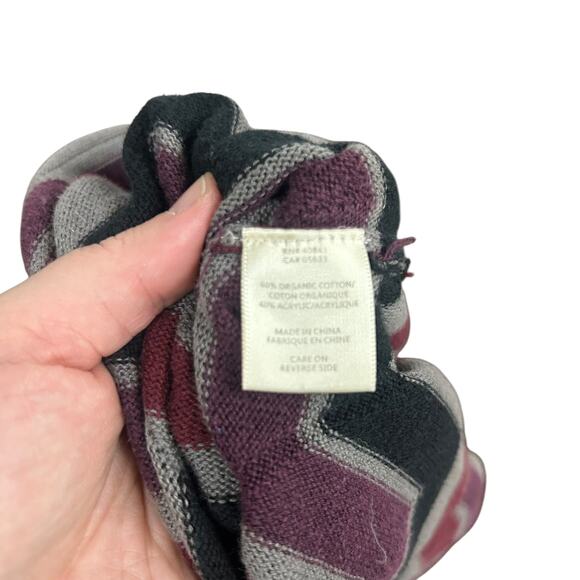 Boho Retro Chevron Sweater Dress Aventura Organic Fall Layers Small - Picture 7 of 8